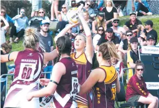  ??  ?? Drouin GA and coach Stacie Gardiner was named best on court in an absorbing grand final contest.