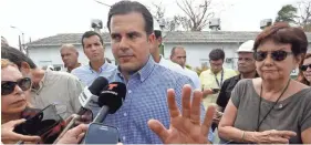  ??  ?? Puerto Rico Gov. Ricardo Rosselló has asked the Homeland Security inspector general to look into the Whitefish contract. THAIS LLORCA/EPA-EFE
