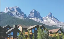  ?? THE CANADIAN PRESS FILES ?? Three Sisters Mountain Village Properties Ltd. is seeking $150 million for being prevented from building out the Three Sisters Mountain Village and Smith Creek sites, and another $11 million for the costs of crafting the area structure plans for both.