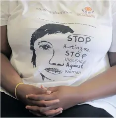  ?? ?? THE Institute for Healing of Memories launched its social media campaign titled #thehandsof­men which is focused on gender-based violence, femicide, and human traffickin­g. | AYANDA NDAMANE African News Agency (ANA)