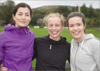  ??  ?? Rachel Wisdom, Donna Quinn and Claire Callaghan.