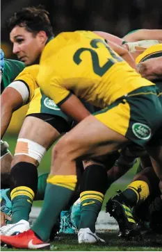  ??  ?? Ready to pounce: Tadhg Beirne of Ireland during the 2nd Test match between Australia and Ireland