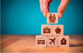  ??  ?? The building blocks: Keeping on top of your insurance policies can save you a penny or two.