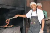  ??  ?? Sbu Goqo of Inanda township at Ematikwe is now a successful businessma­n and owner of the shisa nyama at Sbu’s Lounge.PICTURE: Nqobile Mbonambi/ AFRICAN NEWS AGENCY (ANA)