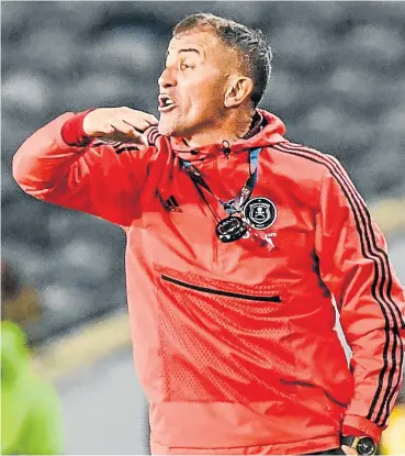  ?? Picture: Gallo Images ?? Thus far Orlando Pirates coach Milutin Sredojevic’s soul-healing crusade has meant sore hearts for the Ghost.
