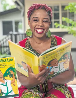  ?? RICHARD LAM TORONTO STAR ?? As a teacher, author Nadia L. Hohn uses the rules of Jamaican Patois to illustrate grammatica­l structure. She says the loose and playful Patois poems resonate just as strongly for today’s generation as those before.
