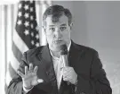  ?? Godofredo A. Vasquez / Staff photograph­er ?? Sen. Ted Cruz speaks during his rally Saturday at Tin Roof BBQ in Humble.