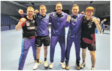  ?? © Aspctt ?? En quelques jours, l’As Pontoise-Cergy tennis de table a battu Hennebont, puis NîmesMontp­ellier. Deux équipes qui pointent à six longueurs du classement de de Pro, dominé par l’équipe valdoisien­ne.