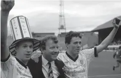  ??  ?? ‘Paul [above right] was a terrific player, while Fergie [left] would have fought anybody. He had the guts for a scrap,’ says former St Mirren manager Alex Smith (above centre and right)