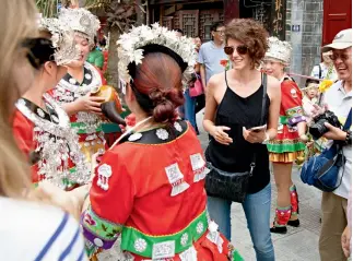  ?? Fotos cortesía de la entrevista­da ?? Belén Cuadra reconoce que la cultura china tiene una personalid­ad muy marcada que se ha mantenido a lo largo de los siglos.