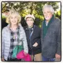  ??  ?? Susie Buell (left) with parks conservati­onist Amy Meyer and Mark “St. Mark” Buell.