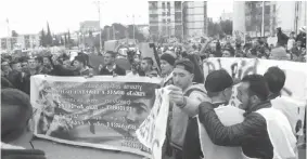  ??  ?? Des appels et des marches ont été multipliés par les militants de la cause amazighe