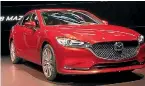  ?? DAVID LINKLATER ?? The facelifted Mazda6 gains 2.5-litre turbo engine from the CX-9 SUV.