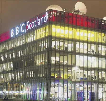  ?? PICTURE: JOHN DEVLIN ?? 0 Five hours non-stop of ‘wallpaperi­ng’ from BBC Scotland may not be what we need