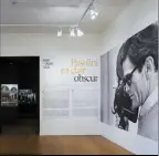  ?? ?? À l’entrée, le portrait de Pier Paolo Pasolini, caméra au poing, montre le chemin aux visiteurs.