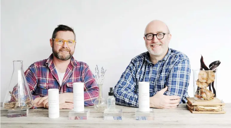  ??  ?? John Murray and Simon Jackson of Modern Botany are currently embarking on a €1.5m funding round through private equity and match funding