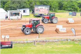  ?? Photo / Kate Durie ?? A Fieldays first — a tractor racing experience that put visitors into the driver’s seat.