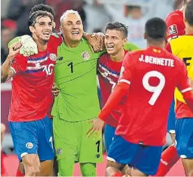  ?? ?? Ticos.
Keylor Navas, capitán y símbolo de Costa Rica, el rival que viene.