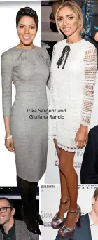  ??  ?? Irika Sargent and Giuliana Rancic