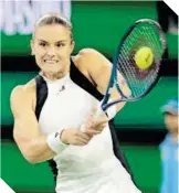  ?? ?? La griega Maria Sakkari tendrá que superar a la número uno.