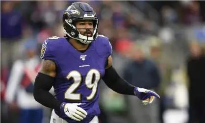  ??  ?? Earl Thomas signed a four-year deal with the Ravens in April 2019 and was an integral part of a defense that helped Baltimore finish with an NFL-best 14-2 record in the regular season. Photograph: Nick Wass/AP