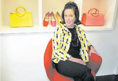  ??  ?? Kate Spade. Fue la diseñadora de carteras más famosa.