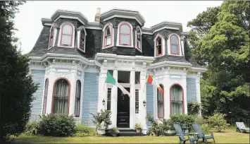  ?? — Photo by Keith Gosse/The Telegram ?? The Quinnipiac, a stately Victorian home on Winter Avenue in St. John’s is up for sale. It was once a country estate until the city grew up around it. There’s no listed price on the property, which is on a generous lot, but the owners are accepting...