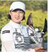  ?? AFP/GETTY IMAGES ?? Amy Yang carded a 22-under-par 266 for her fourth overall LPGA Tour win.