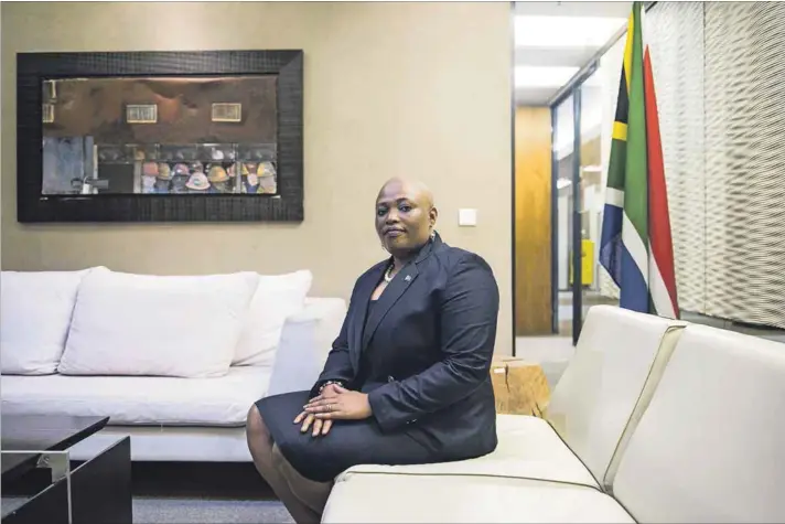  ?? Photo Delwyn Verasamy ?? Principled: After Charlotte Lobe ‘excommunic­ated’ herself from the ANC she chose not to ride on her political background when searching for work.