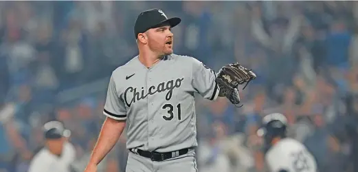 ?? AP ?? White Sox closer Liam Hendriks finds himself on the injured list with inflammati­on in his right elbow shortly after returning from a battle with cancer.