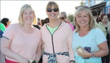  ??  ?? Siobhan Murphy, Lucia Carty and Patty O’Connor, Wexford Town.