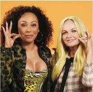  ?? Photo: Netflix ?? Mel B and Emma Bunton in
The Circle
Season 4.