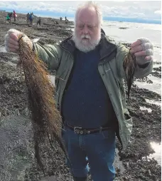  ?? CP PHOTO/UBC HANDOUT ?? Leonard Dyck is seen in March of 2017 in Clover Point Park in Victoria in this handout photo. The UBC lecturer’s body was found July 19 in northweste­rn B.C.
