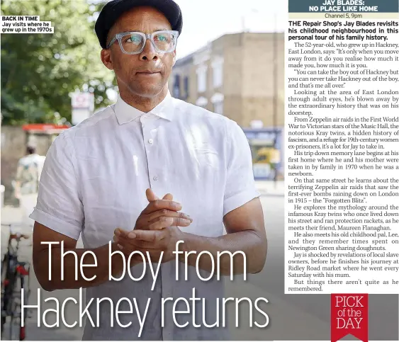 The boy from Hackney returns | Irish Daily Mirror | PressReade­r