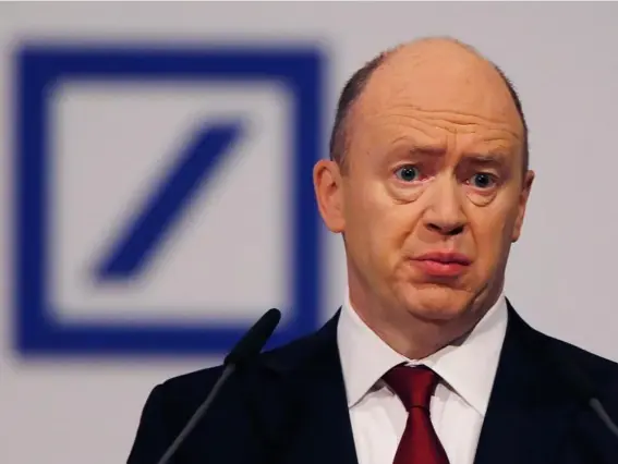  ?? (AP) ?? John Cryan’s comments came as the company’s value fell 9 per cent early yesterday