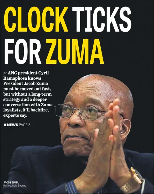  ?? Picture: Gallo Images ?? JACOB ZUMA.