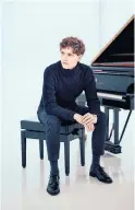  ??  ?? Canadian pianist Jan Lisiecki has five albums under his belt and is touring pretty much non-stop at just 23.