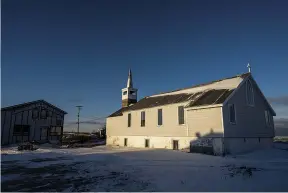  ??  ?? NORTHERN LIGHT
St. Paul’s Anglican Church in tiny Churchill, which is 250 miles from the nearest town. Ecotourism is a growing business, with thousands of visitors annu
ally seeking out birds, whales—and bears.