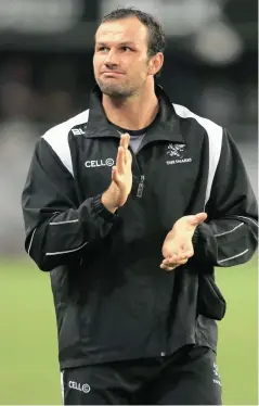  ??  ?? SAVAGE SKIPPER: Captain Bismarck du Plessis has left the Sharks in the lurch after kicking a rival player in the head during a 12-11 win at King’s Park on Saturday