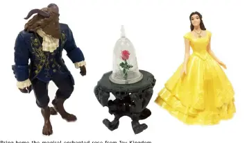  ??  ?? Bring home the magical enchanted rose from Toy Kingdom