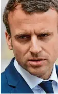  ?? Foto: afp ?? Macht eine gute Figur: der französisc­he Präsident Emmanuel Macron.