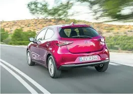  ??  ?? El renovado Mazda 2 es ahora compatible con Apple Car Play y Android Auto