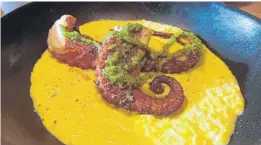  ?? AMY DREW THOMPSON/ORLANDO SENTINEL ?? Legs for miles: the grilled octopus at Bulla Gastrobar in Winter Park.