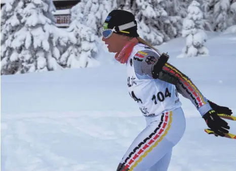  ?? FOTO: PRIVAT ?? Große Erfolge feierte Verena Bentele als Biathletin und Langläufer­in.