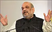  ?? ?? Union Home Minister Amit Shah