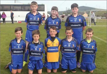  ??  ?? The Talbotstow­n NS team from Wicklow who took part in the 5s competitio­n in Bunclody.