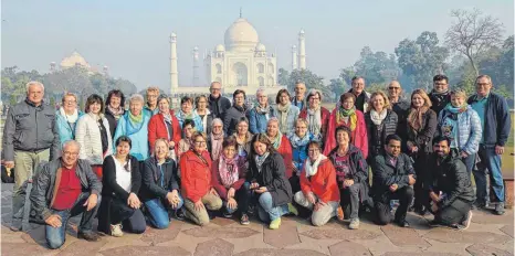  ?? FOTO: EUGEN KIENZLER ?? Auf dem Programm der Seelsorgee­inheit Bad Saulgau steht der Taj Mahal in Indien.