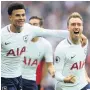  ??  ?? BIG PAY RISES Dele Alli and Christian Eriksen