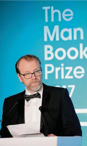  ?? Chris Jackson / Getty Images ?? Satirist George Saunders includes quite a few of-the-moment political and cultural allegories in “Liberation Day,” his new collection of stories.