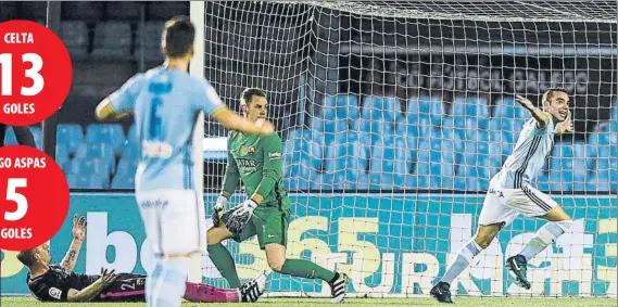  ?? FOTO: PERE PUNTÍ ?? Ter Stegen no tiene muy buenos recuerdos de sus visitas a Balaídos, donde no ha sido capaz de ganar con el Barça